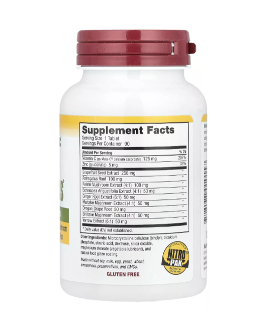 NutriBiotic | DefensePlus (Immune Support &amp; Daily Protection) – 90 ct