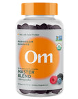 OM Mushroom | Master Blend Mushroom Gummies (Daily Wellness Support) – 56 ct - Rethink Nutrition