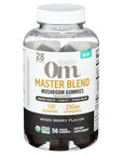 OM Mushroom | Master Blend Mushroom Gummies (Daily Wellness Support) – 56 ct - Rethink Nutrition
