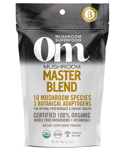 OM Mushroom | Master Blend Mushroom Powder (Daily Wellness &amp; Immune Support) – 3.17 oz - Rethink Nutrition