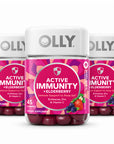 OLLY | Active Immunity + Elderberry Gummies – 45 ct  (3 PACK)