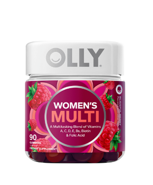 Olly Women's Multivitamin Gummies Blissful Berry Flavor, 90 Each - Rethink Nutrition
