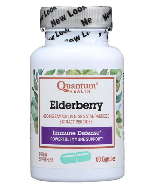 Quantum Health | Black Elderberry Capsules (Immune Support) – 60 ct