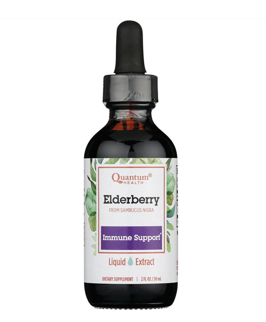 Quantum Health | Black Elderberry Liquid Extract (Immune Support) – 2 fl oz