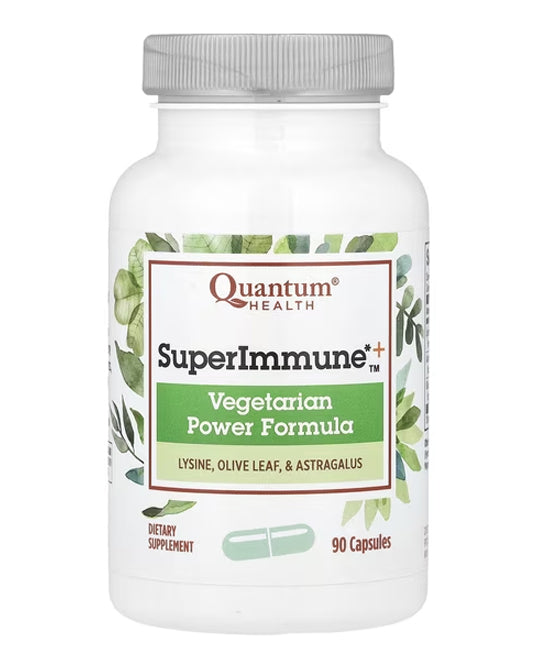 Quantum Health | SuperImmune+ Vegetarian Capsules (Immune Support) – 90 ct