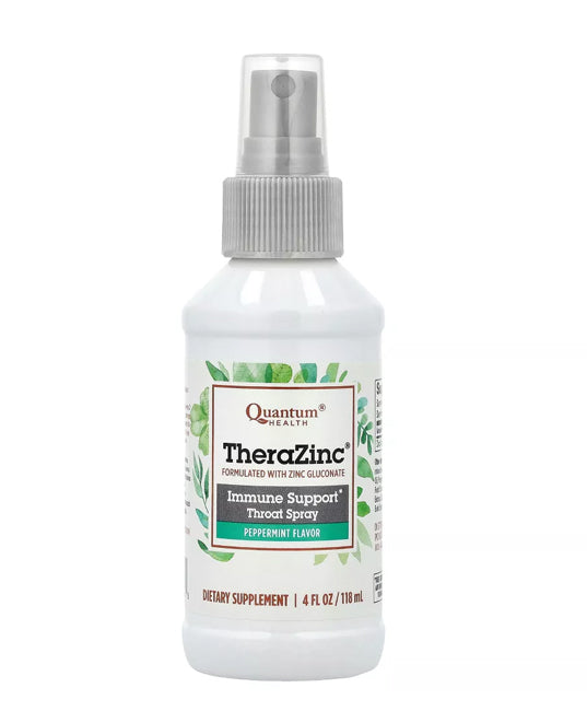 Quantum Health | TheraZinc Throat Spray (Immune &amp; Throat Support) – 4 fl oz