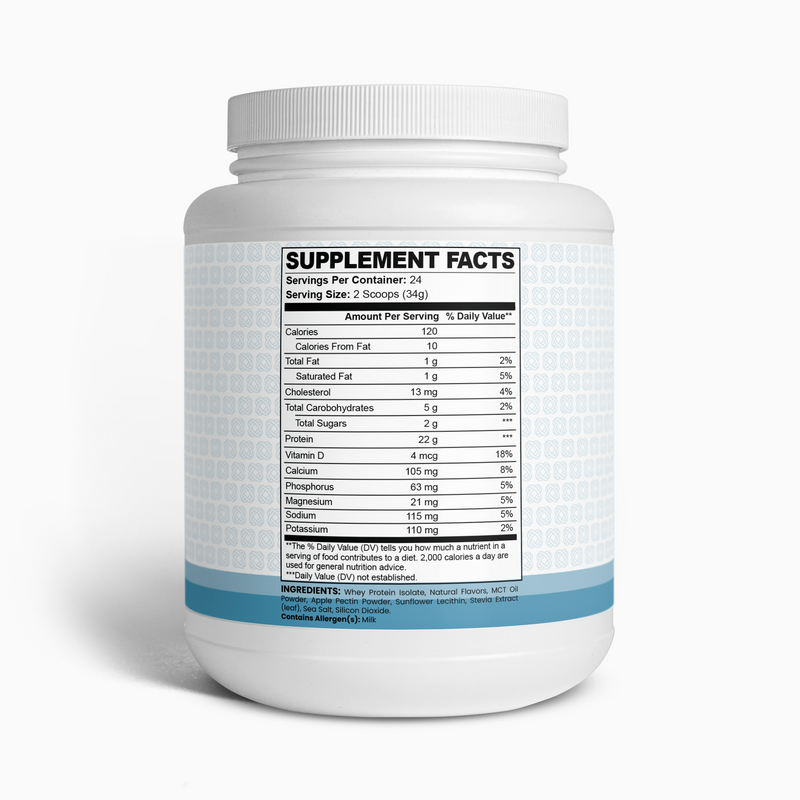 Advanced 100% Whey Protein Isolate – Vanilla Flavor for Lean Muscle & Recovery - Rethink Nutrition