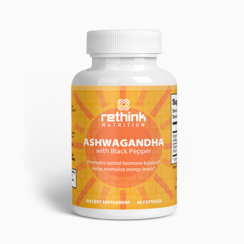 Ashwagandha Stress Relief – Natural Supplement for Calm, Balance & Relaxation - Rethink Nutrition