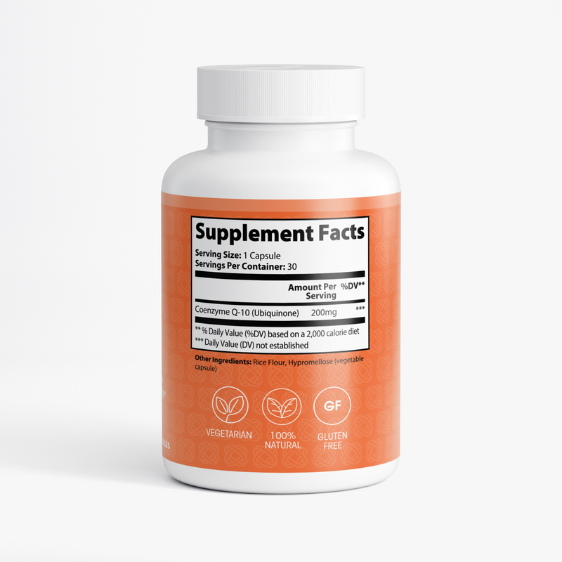 CoQ10 Ubiquinone – Cellular Energy, Heart & Antioxidant Support (100–200 mg) - Rethink Nutrition