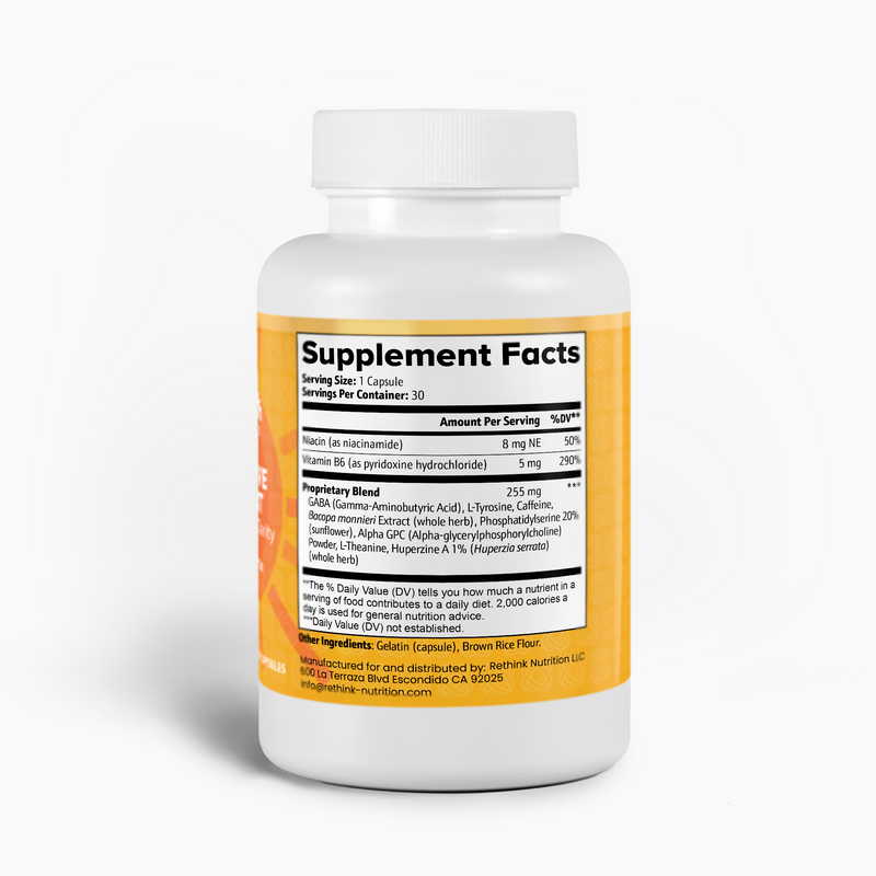 Cognitive Support Supplement | Enhance Focus & Mental Clarity | Rethink Nutrition - Rethink Nutrition