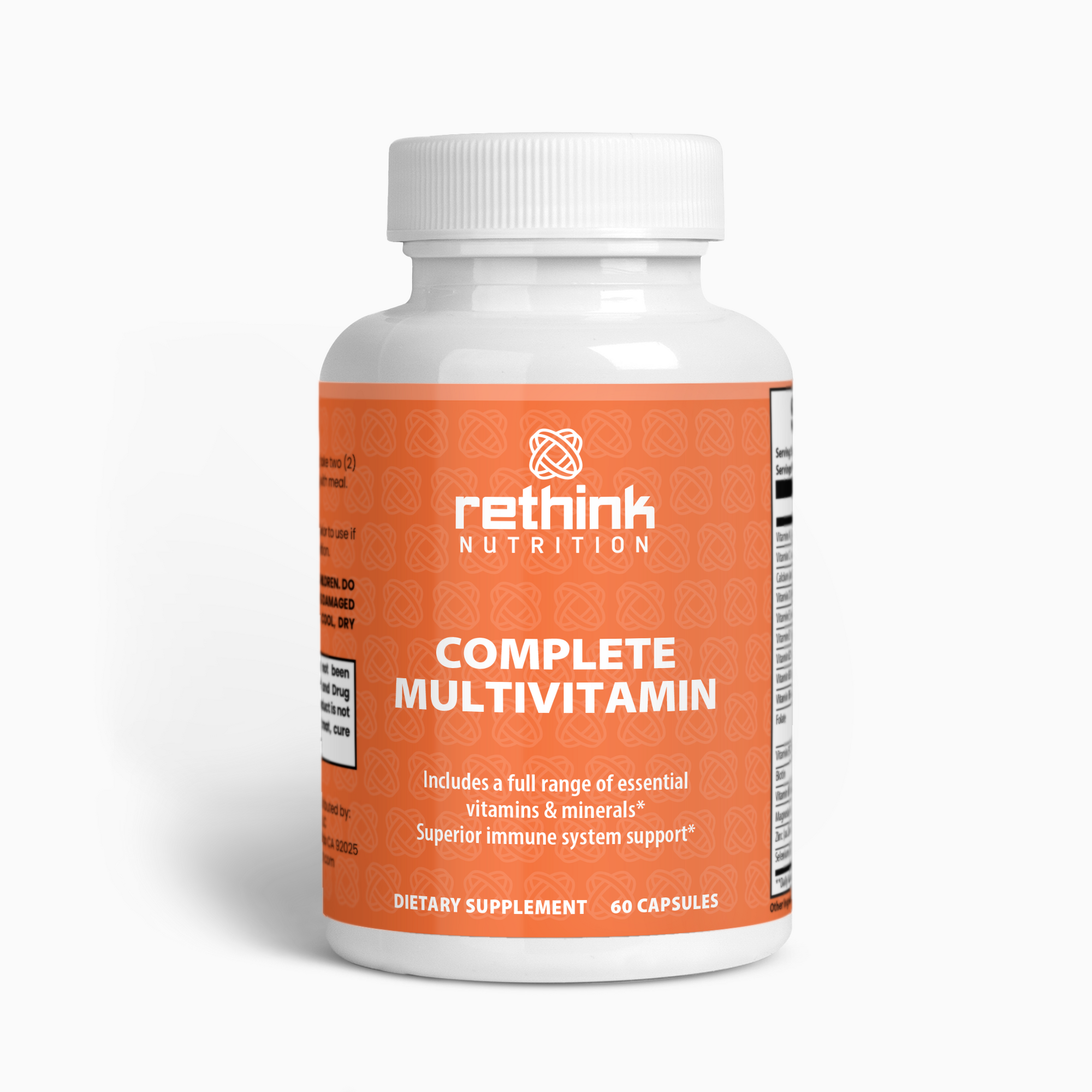 Complete Multivitamin – All-in-One Daily Supplement for Optimal Health & Wellness 10% Today - Rethink Nutrition