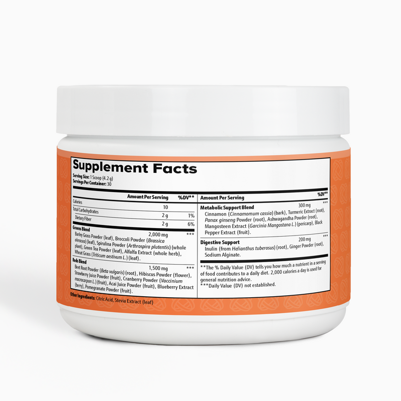 Greens Superfood Powder – Boost Energy & Gut Health with Organic Superfoods - Rethink Nutrition