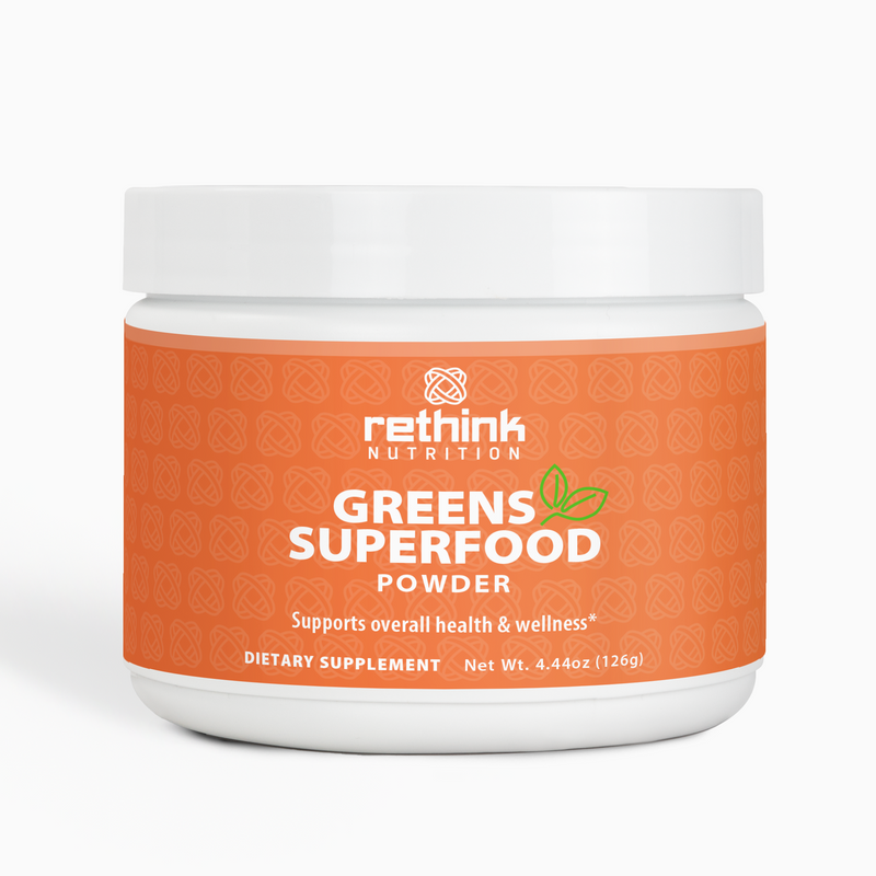 Greens Superfood Powder – Boost Energy & Gut Health with Organic Superfoods - Rethink Nutrition