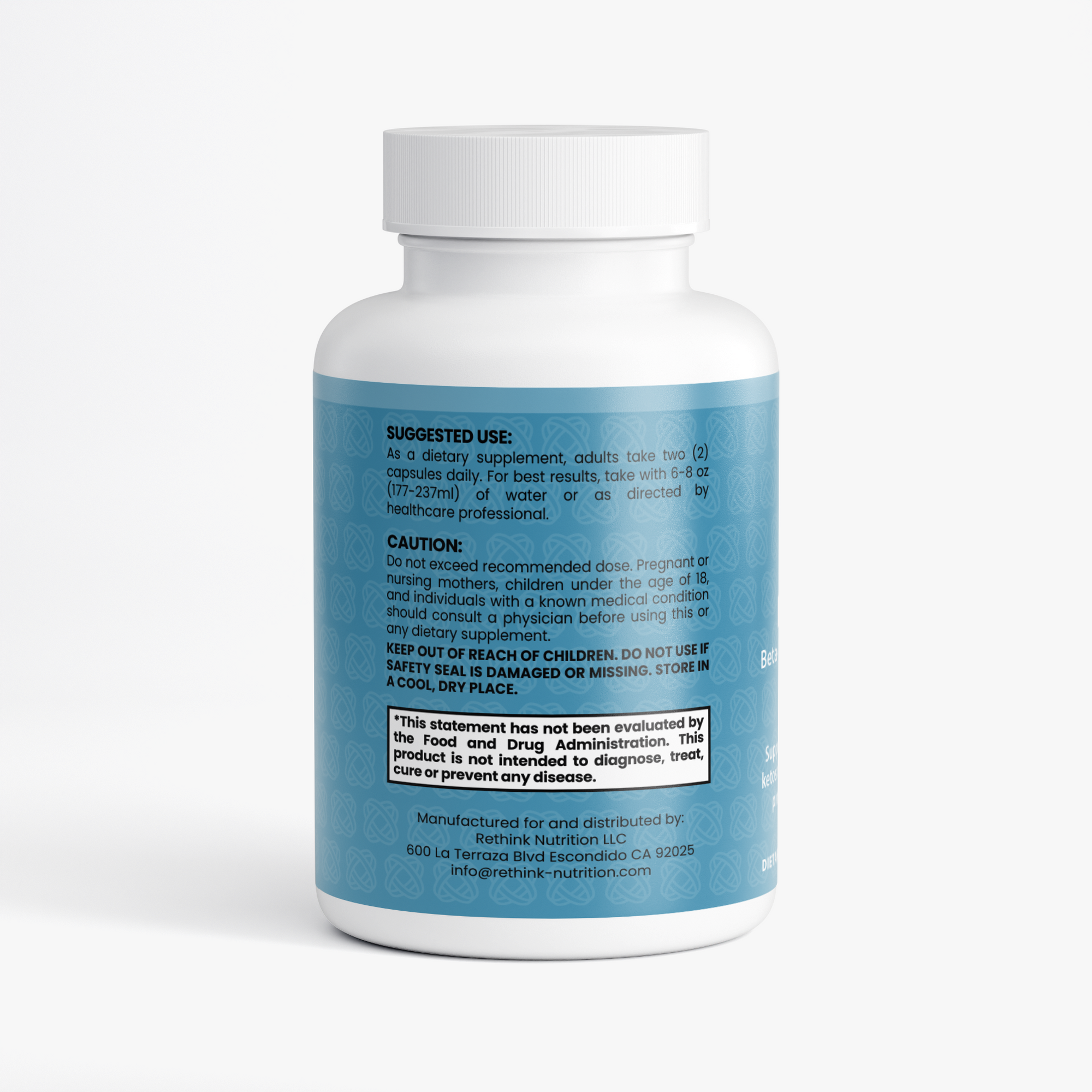 Keto BHB – Exogenous Ketones for Energy, Focus & Fat Burn - Rethink Nutrition