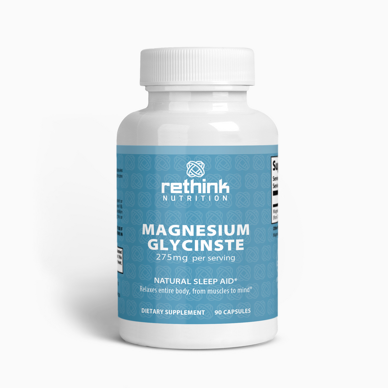 Magnesium Glycinate – Calm, Sleep & Muscle Support | Highly Absorbable Formula - Rethink Nutrition