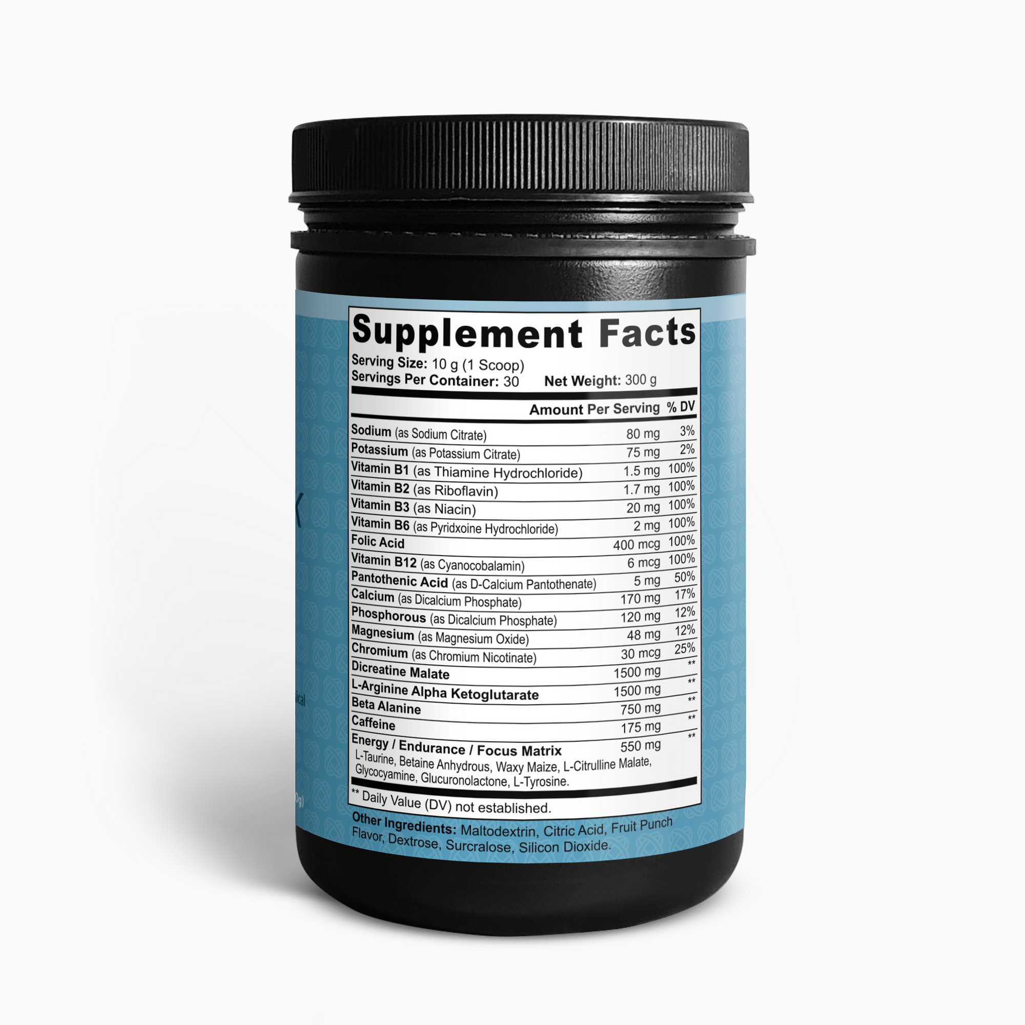 Nitric Shock Pre-Workout – Energy, Focus & Pump Formula | Fruit Punch Flavor - Rethink Nutrition