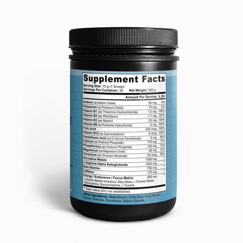 Nitric Shock Pre-Workout – Energy, Focus & Pump Formula | Fruit Punch Flavor - Rethink Nutrition