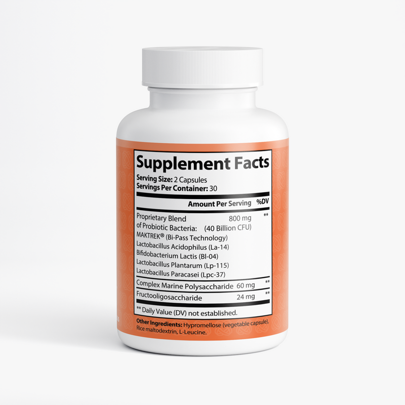 Probiotic 40 Billion w/ Prebiotics – Gut & Immune Support | Rethink Nutrition - Rethink Nutrition