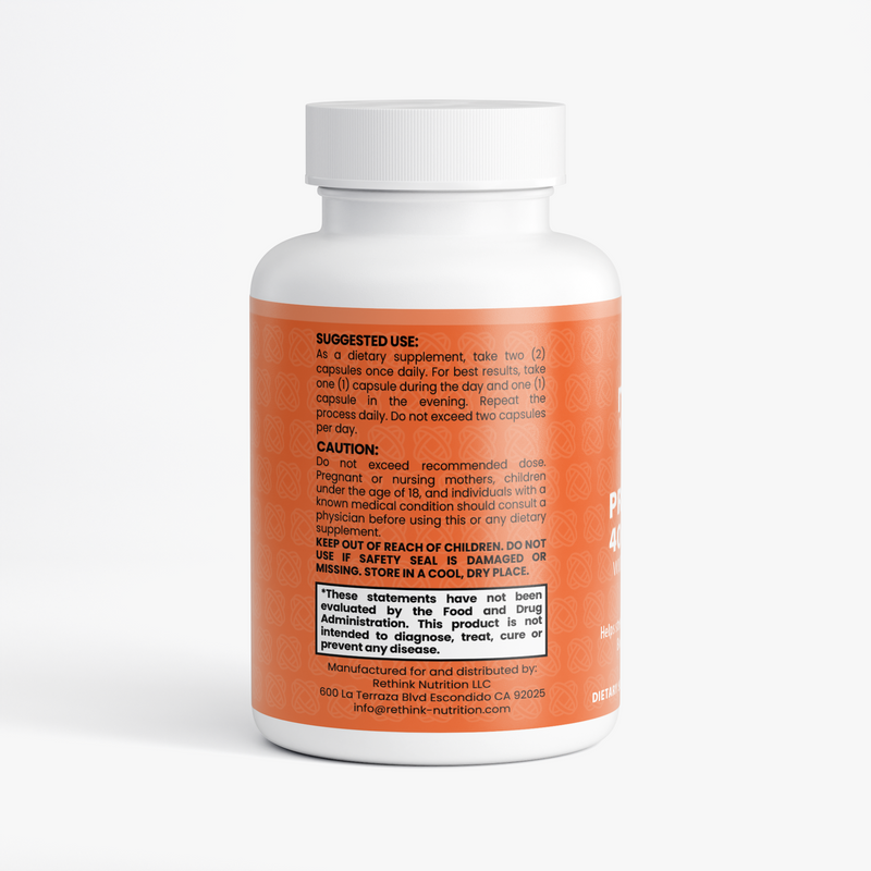 Probiotic 40 Billion w/ Prebiotics – Gut & Immune Support | Rethink Nutrition - Rethink Nutrition
