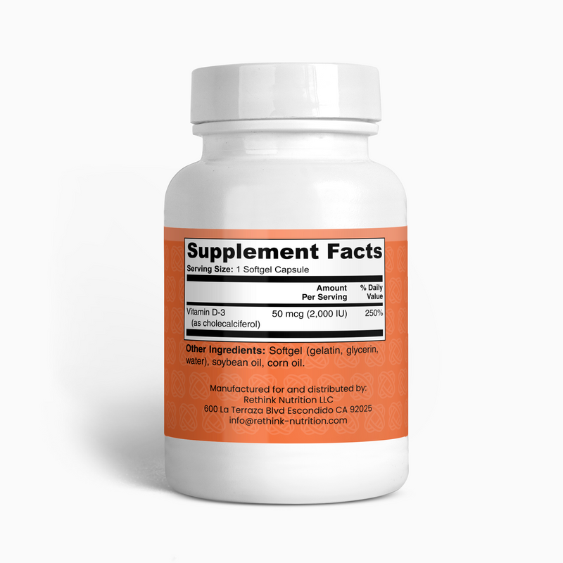 Vitamin D3 for Immune Support - Rethink Nutrition