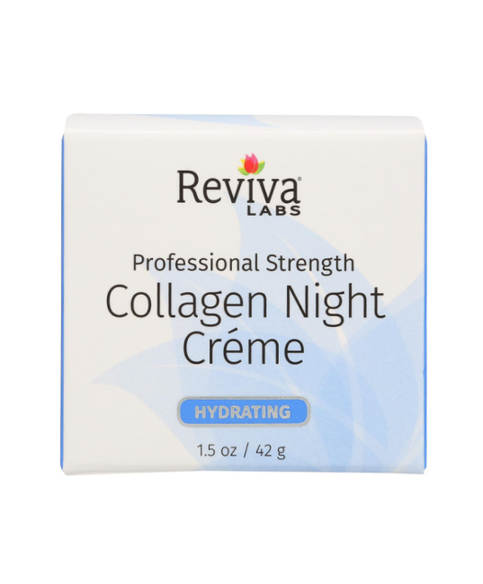 Reviva | Collagen Night Cream (Overnight Repair & Hydration) – 1.5 oz - Rethink Nutrition