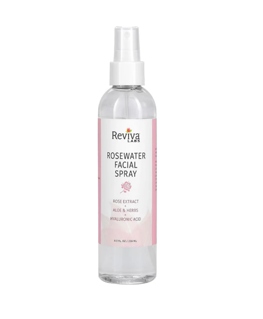 Reviva | Rosewater Facial Spray (Hydration & Refreshing Mist) – 8 oz - Rethink Nutrition