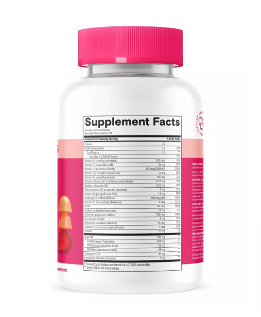 SmartyPants | Women’s Multi + Omega Gummies – 90 ct - Rethink Nutrition
