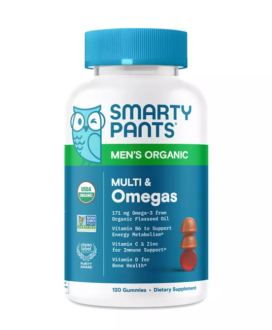 Smartypants Men’s Organic Multivitamin Gummies (120 ct) - Rethink Nutrition