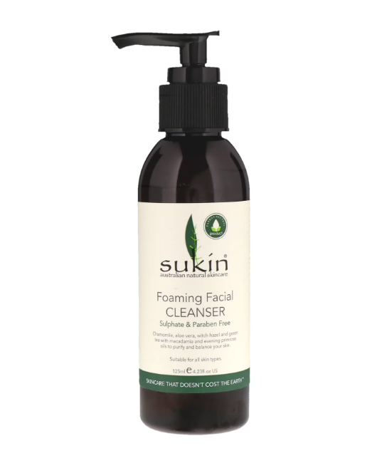 Sukin | Foaming Facial Cleanser (Gentle Cleanse & Balance) – 4.23 oz - Rethink Nutrition
