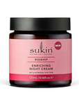 Sukin | Rose Hip Enriching Night Cream (Overnight Repair & Hydration) – 4.06 oz - Rethink Nutrition