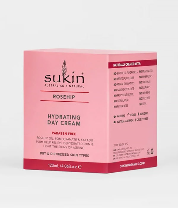 Sukin | Rose Hip Enriching Night Cream (Overnight Hydration & Nourishment) – 4.06 oz - Rethink Nutrition