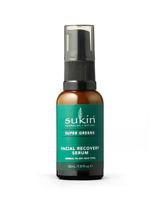 Sukin | Super Greens Facial Recovery Serum (Hydration &amp; Radiance) – 1.01 oz