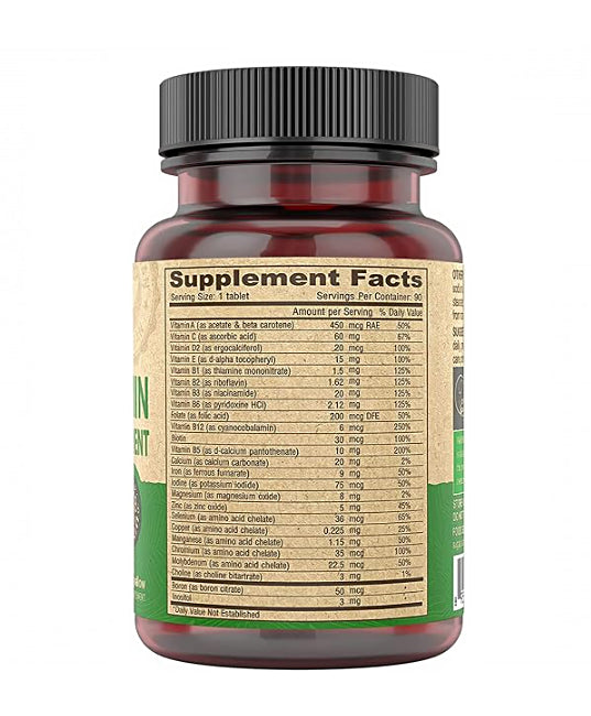 Deva | Multivitamin + Minerals (Tiny Tablets) – 90 ct - Rethink Nutrition