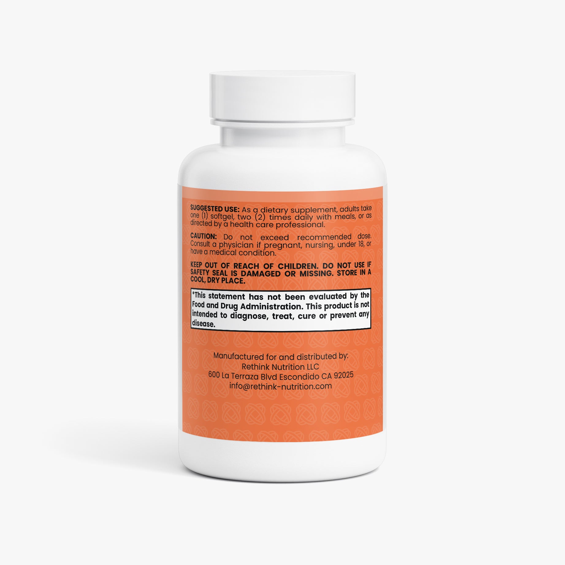 Rethink | Omega-3 EPA + DHA – 100 Softgels