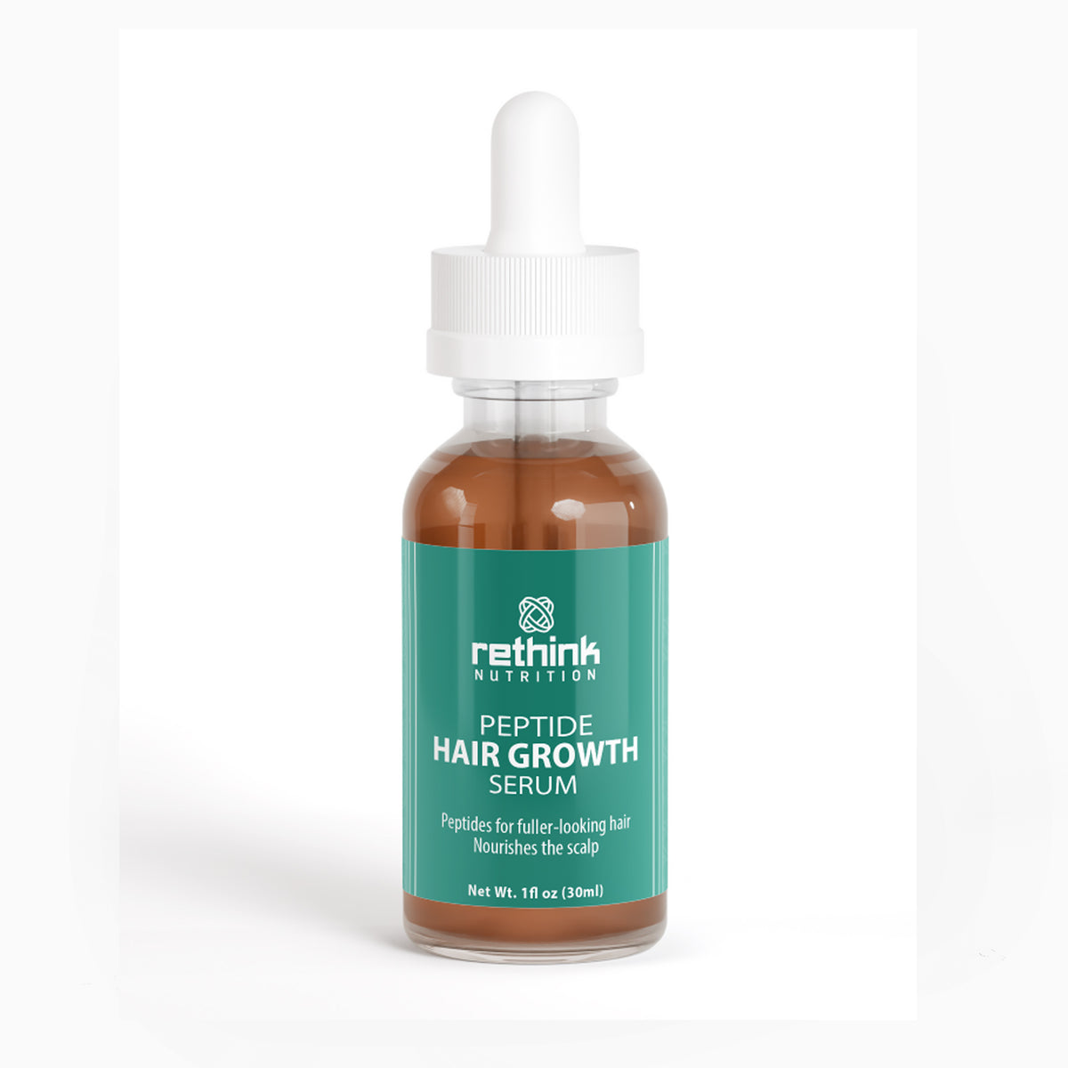 Rethink | Peptide Hair Growth Serum – 1 fl oz - Rethink Nutrition