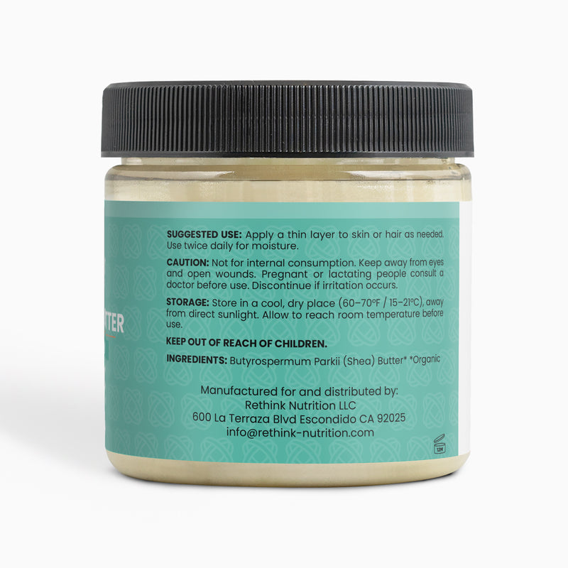 Rethink | Raw Shea Butter – 4 oz - Rethink Nutrition