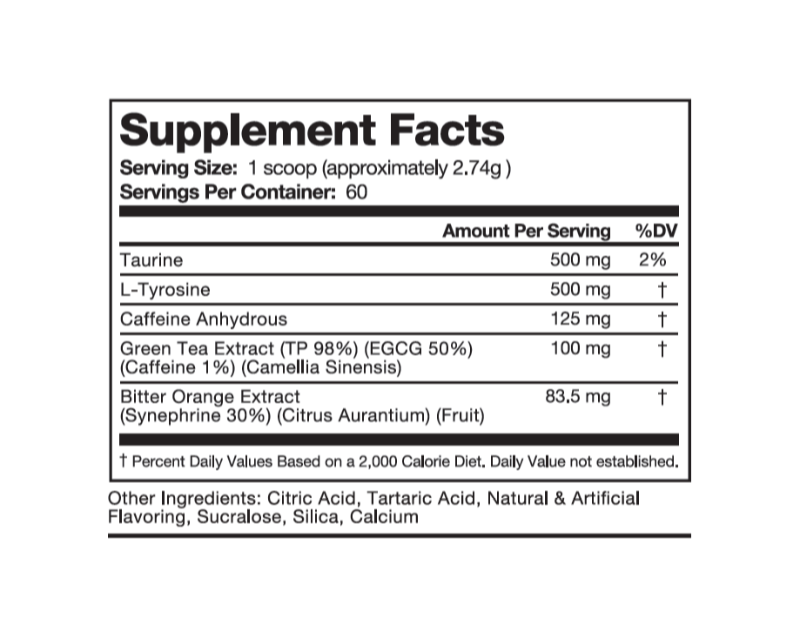 Breakthrough - Energy & Fat Loss Aid - 60 Servings, Peach Mango Flavor - Rethink Nutrition