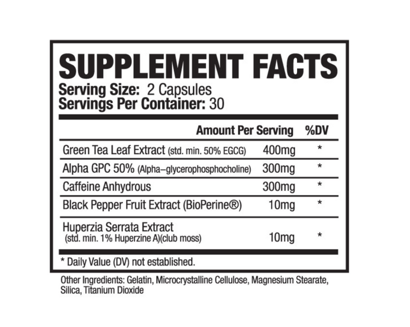 Burner+ - Energy, Focus & Fat Loss Formula, 60 Capsules - Rethink Nutrition